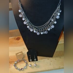 Pastel/Silver 3 pc set